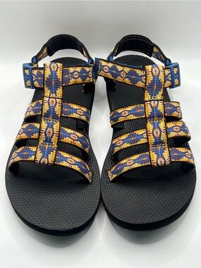 Teva Original Dorado Sandal Blue
Multi Blue Orange Sz 10 EU 41
